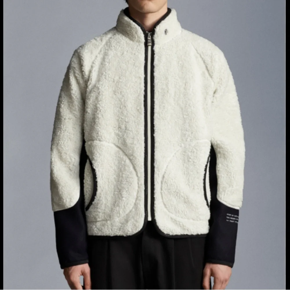 Authentic Moncler Genius Moncler Frgmt Zip Up Cardigan Jacket In White